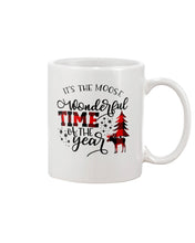 Load image into Gallery viewer, Funny Moose Wonderful Time Christmas Gift For Family Mug