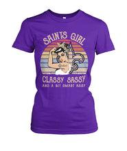 Load image into Gallery viewer, Saitn Girl Classy Sassy T-Shirt Ladies Tee