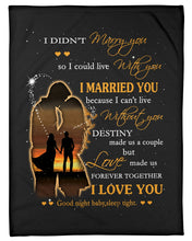 Load image into Gallery viewer, Blanket - You Are My Destiny - Pcc Fleece Blanket