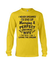 Load image into Gallery viewer, Marry A Perfect Wife Amazing Shirt For Husband And Wife Family Tee Unisex Long Sleeve