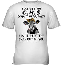 Load image into Gallery viewer, I Suffer From C.S.H Cows Lovers T-Shirt Youth Tee