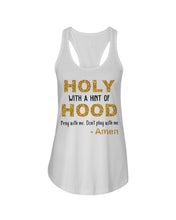 Load image into Gallery viewer, Holly Bible Christian Quote Tee Ladies Flowy Tank