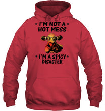 Load image into Gallery viewer, Heifer Not A Hot Mess Spicy Disaster Funny Quote Tee Hoodie