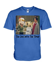 Load image into Gallery viewer, Friends Monika Turkey Head Funny Thanksgiving Gift T-Shirt Guys V-Neck