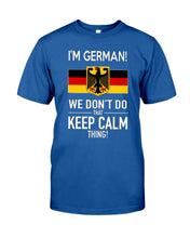 Load image into Gallery viewer, Keep Calm German Funny Quote Guys Tee