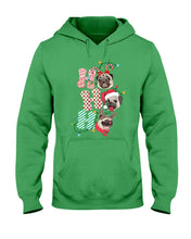 Load image into Gallery viewer, Pug Lover Christmas Hohoho Funny T-Shirt Hoodie