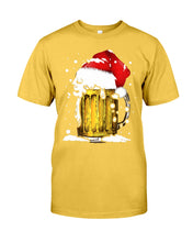 Load image into Gallery viewer, Beer Lover Christmas Classic T-Shirt Guys Tee