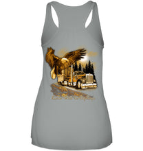 Load image into Gallery viewer, Riding With The Big Boys Nightlife City Black T-Shirt Ladies Flowy Tank