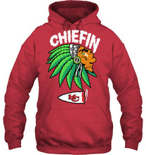 Load image into Gallery viewer, Chiefin Kansas City Chiefs Gift For Fans T-Shirt Hoodie