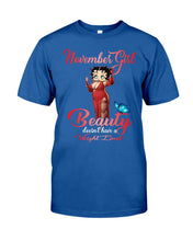 Load image into Gallery viewer, November Girl Sexy Beauty T-Shirt Guys Tee