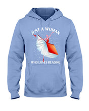 Load image into Gallery viewer, Just A Woman Loves Dancing And Reading Books Hoodie