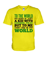 Load image into Gallery viewer, That Kid Is My World Great Gift For Children Family Guys V-Neck
