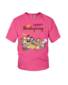 Snoopy Happy Thanksgiving T-Shirt Youth Tee