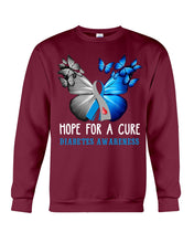 Load image into Gallery viewer, Hope For Cure Diabetes Awareness Sweatshirt