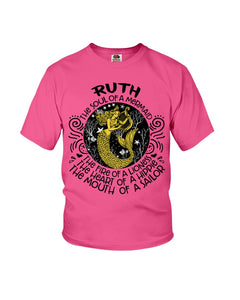 Ruth The Soul Of Mermaid Horoscope T-Shirt Youth Tee