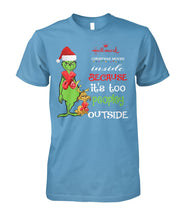 Load image into Gallery viewer, Hallmark Is My Christmas Movie Grinch T-Shirt Christmas Gift For Family Guys Tee