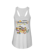 Load image into Gallery viewer, Snoopy Happy Thanksgiving T-Shirt Ladies Flowy Tank