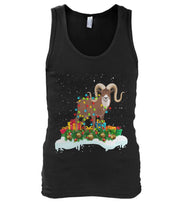Load image into Gallery viewer, Christmas Goat, Goat Lover T-Shirt Unisex Tank Top