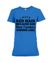 Load image into Gallery viewer, Great Gift For Redhead Grandma Ladies Tee