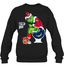 Load image into Gallery viewer, Funny Grinch Kansas Chief Christmas Gift Tee Sweatshirt
