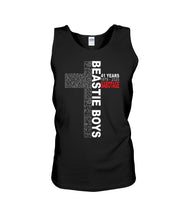 Load image into Gallery viewer, 41 Years Sabotage Beastie Boys Black T-Shirt Unisex Tank Top