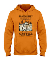 Load image into Gallery viewer, Solve Most Problems Camera Map Photography T-Shirt Hoodie