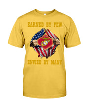 Load image into Gallery viewer, Earned By Few Envied By Many Black T-Shirt Guys Tee