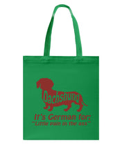 Load image into Gallery viewer, Dachshund German Shirt For Dachshunds Dog Lovers Basketweave Tote Bag