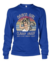 Load image into Gallery viewer, Saitn Girl Classy Sassy T-Shirt Unisex Long Sleeve