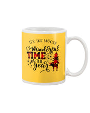 Load image into Gallery viewer, Funny Moose Wonderful Time Christmas Gift For Family Mug
