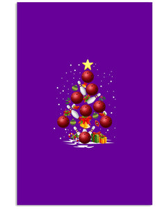 Bowling   Bowling Christmas Tree Christmas T-Shirt Vertical Poster