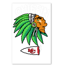 Load image into Gallery viewer, Chiefin Kansas City Chiefs Gift For Fans T-Shirt Vertical Poster