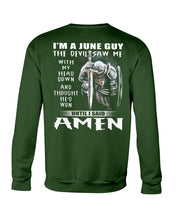 Load image into Gallery viewer, June Guy Amen Birthday Gift For Christian Sweatshirt