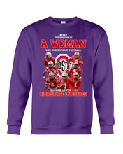 Load image into Gallery viewer, Woman Loves Ohio States Buckeyes American Football Ncaa 2019 T-Shirt Sweatshirt