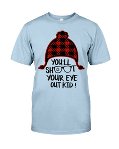 Funny Christmas T-Shirt Shoot Your Eye Out Guys Tee