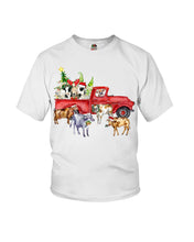 Load image into Gallery viewer, Merry Christmas In Town Cow Lovers Gift For Farmers Youth Tee