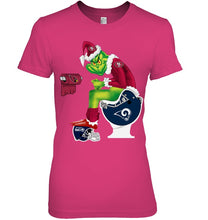 Load image into Gallery viewer, Funny Grinch San Francisco 49Ers Christmas Gift Tee Ladies Tee