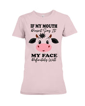 Load image into Gallery viewer, Cute Cow T-Shirt For Cow Lovers Ladies Tee