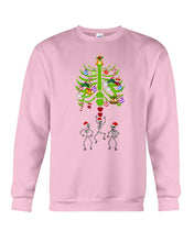 Load image into Gallery viewer, Merry Christmas Funny Dancing Skeleton Sweatshirt