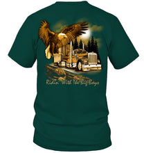 Load image into Gallery viewer, Riding With The Big Boys Nightlife City Black T-Shirt Guys Tee