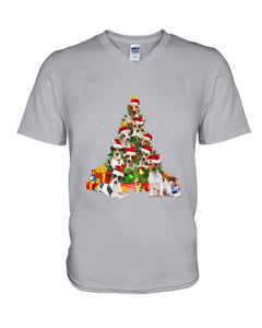 Jack Russell Christmas Gift For Christmas T-Shirt Guys V-Neck