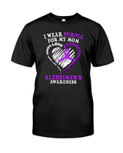 Load image into Gallery viewer, Alzheimer Awareness Daughter For Mom T-Shirt Guys Tee