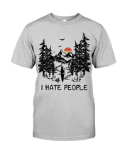 Load image into Gallery viewer, I Hate People Printing T-Shirt Guys Tee