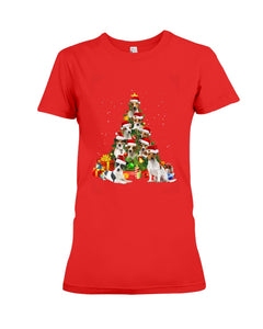 Jack Russell Christmas Gift For Christmas T-Shirt Ladies Tee