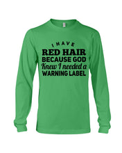Load image into Gallery viewer, Great Gift For Redhead Grandma Unisex Long Sleeve