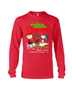 55Th Anniversary A Charlie Brown Christmas Black T-Shirt Unisex Long Sleeve