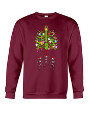 Load image into Gallery viewer, Merry Christmas Funny Dancing Skeleton Sweatshirt