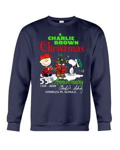 55Th Anniversary A Charlie Brown Christmas Black T-Shirt Sweatshirt