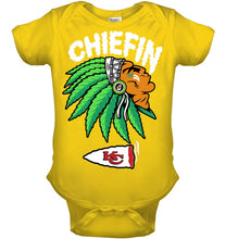 Load image into Gallery viewer, Chiefin Kansas City Chiefs Gift For Fans T-Shirt Baby Onesie