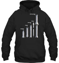 Load image into Gallery viewer, Into The Space Gift For Fans Black T-Shirt Hoodie